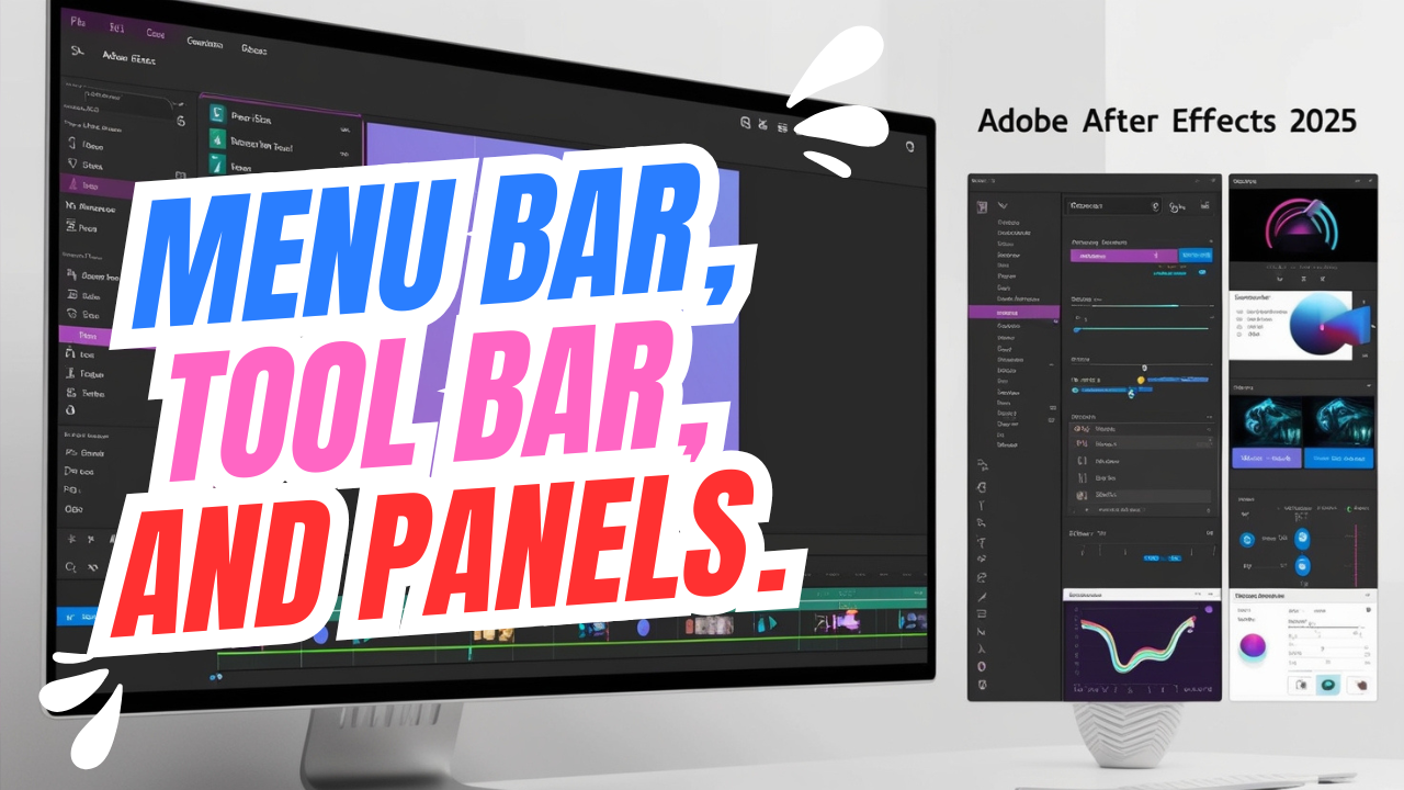 Menu Bar, Tool Bar, and Panels.