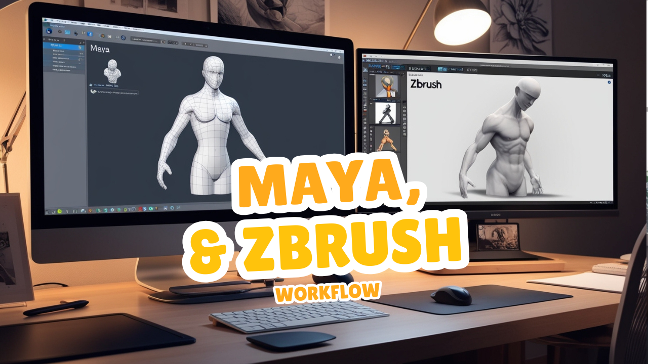 Maya and ZBrush workflow