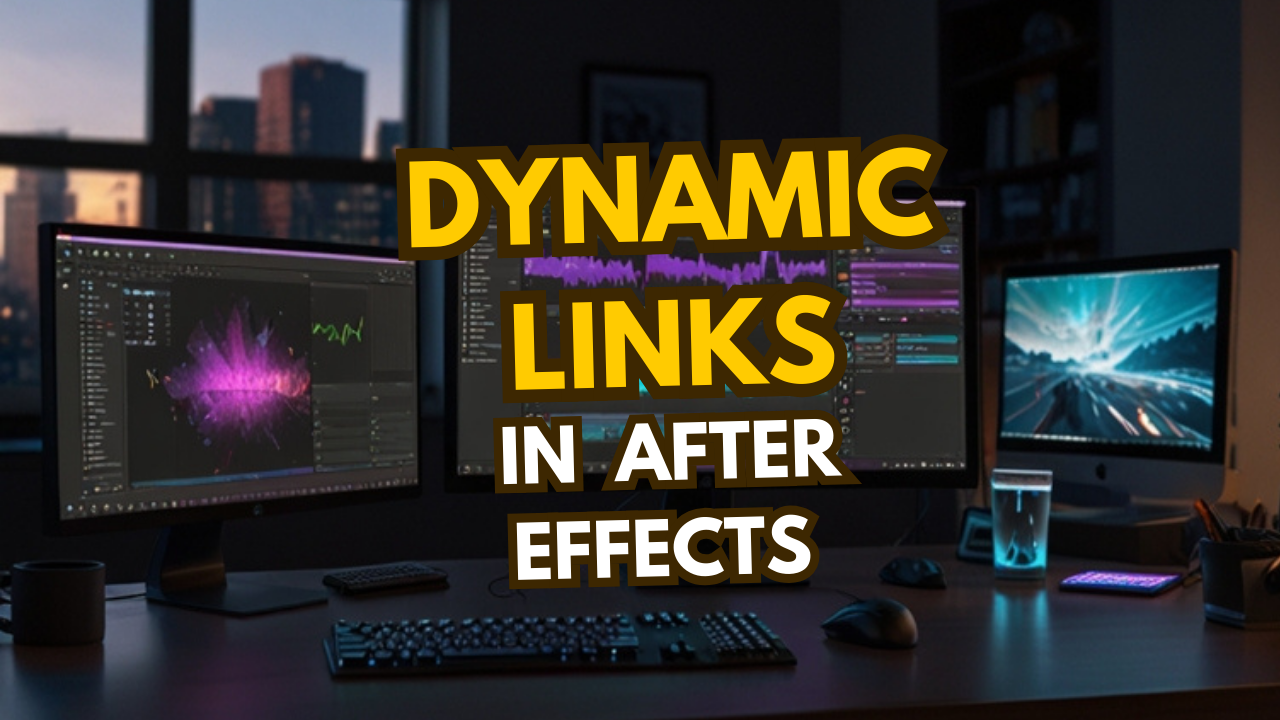 Dynamic Links in Adobe After Effects 