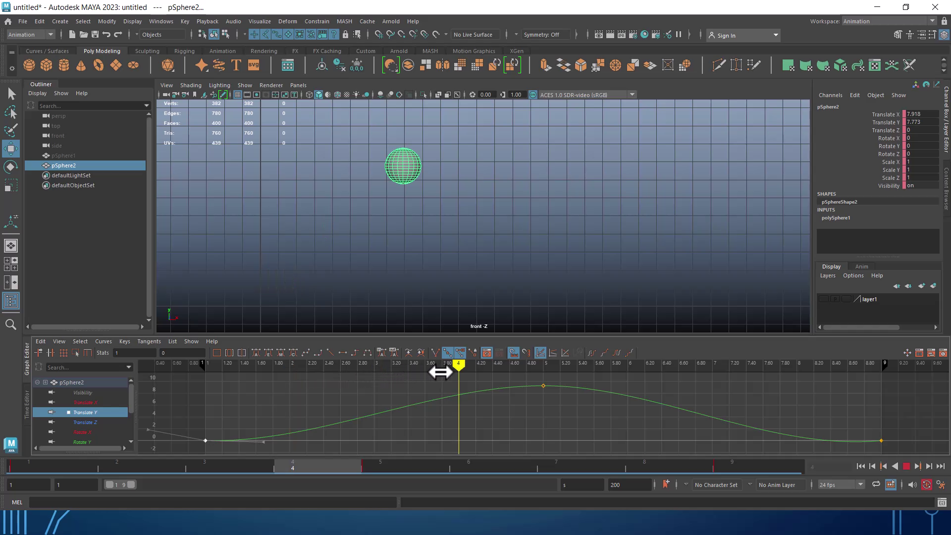 Maya Animation with 12 Principle describe